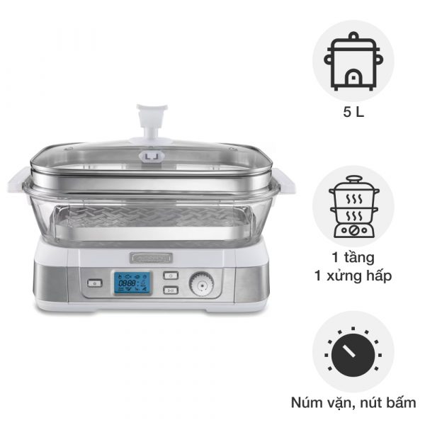 noi hap dien cuisinart 5 lit stm 3000hk