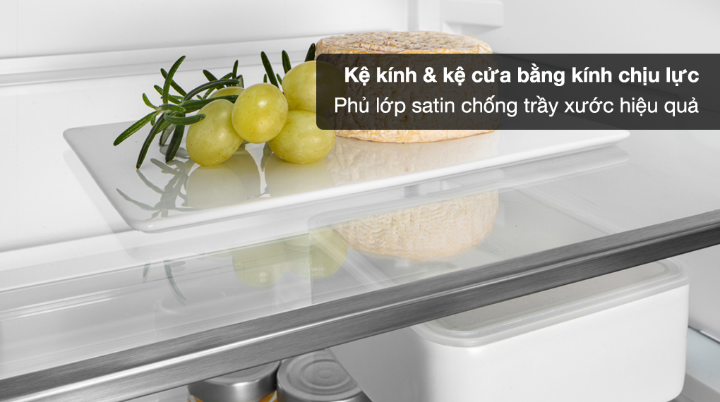 Tủ lạnh Liebherr 410 lít CBNsdh 7653 Prime BioFresh NoFrost - Kệ kính và kệ cửa làm bằng kính chịu lực Tủ lạnh Liebherr 410 lít CBNsdh 7653 Prime BioFresh NoFrost - Kệ kính và kệ cửa làm bằng kính chịu lực