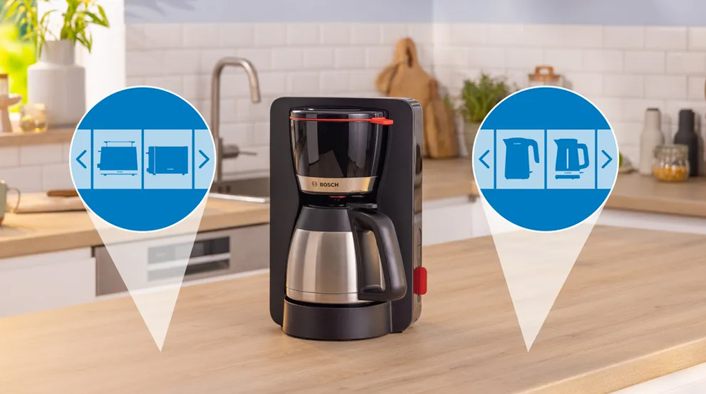 Máy pha cafe nhỏ giọt Bosch TKA6M273 - Tiết kiệm chi phí và thời gian vệ sinh