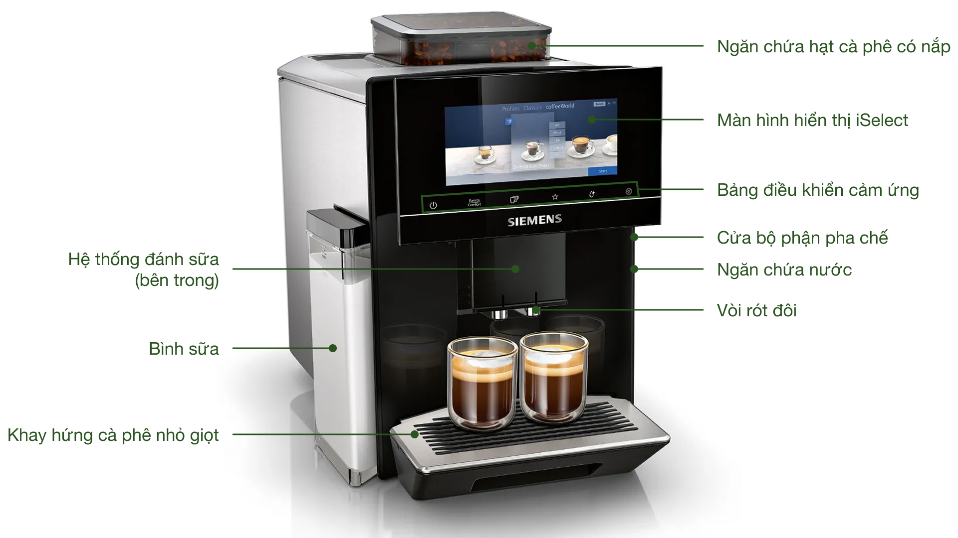 Máy pha cafe tự động Siemens TQ903R09 EQ900