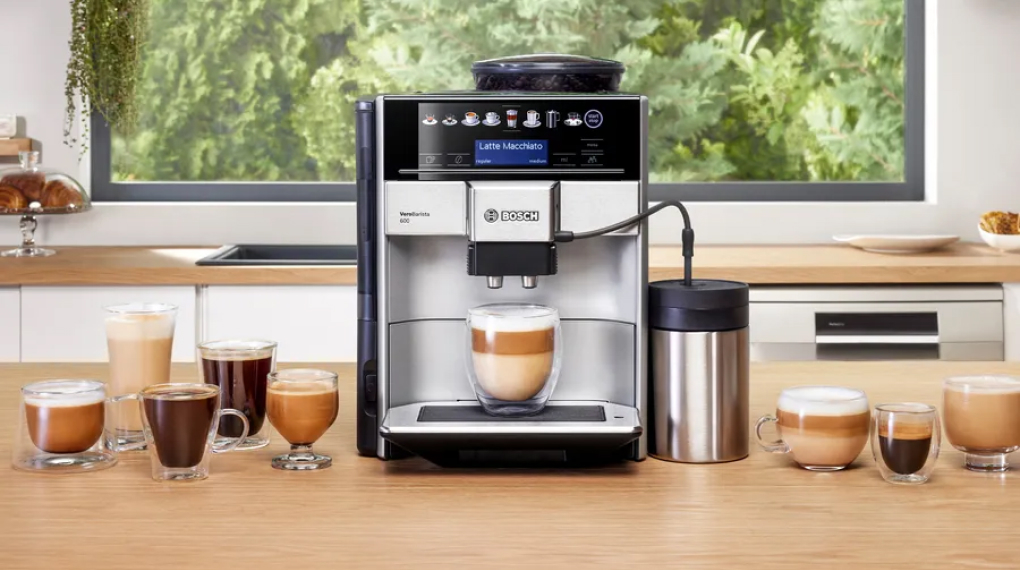 Máy pha cafe tự động Bosch TIS65621RW Vero Barista 600 Silver