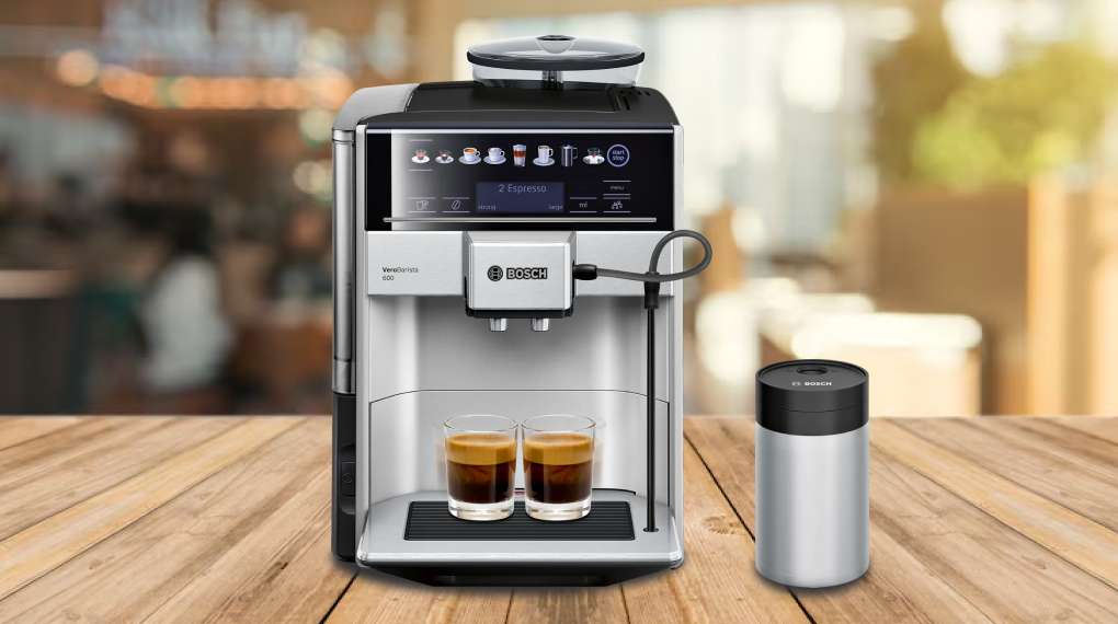 Máy pha cafe tự động Bosch TIS65621RW Vero Barista 600 Silver