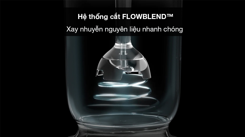 Máy xay cầm tay đa năng Smeg HBF03 - Hệ thống cắt FLOWBLEND