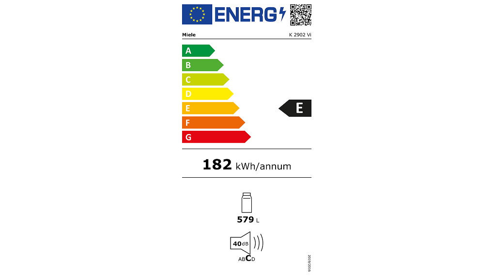 Tủ lạnh âm tủ Miele 579 lít K 2902 Vi MasterCool