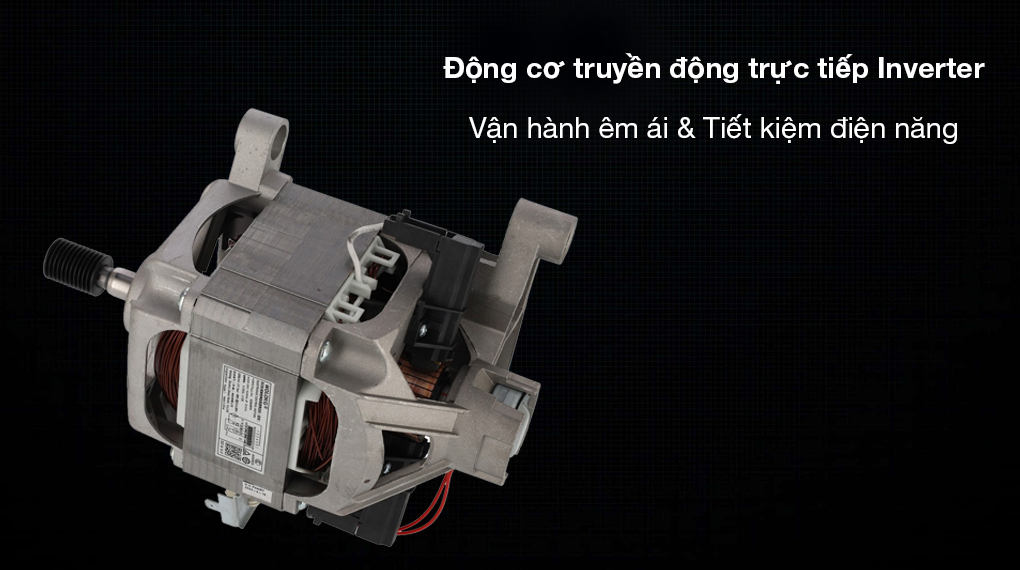 Máy giặt Brandt 12 kg WFB124QWA - động cơ truyền động trực tiếp Inverter