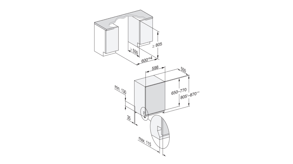 Máy rửa bát âm tủ Miele G 7790 SCVi AutoDos K20