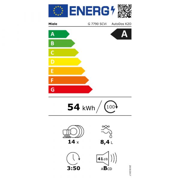 may rua bat am tu miele g 7790 scvi autodos k20 5