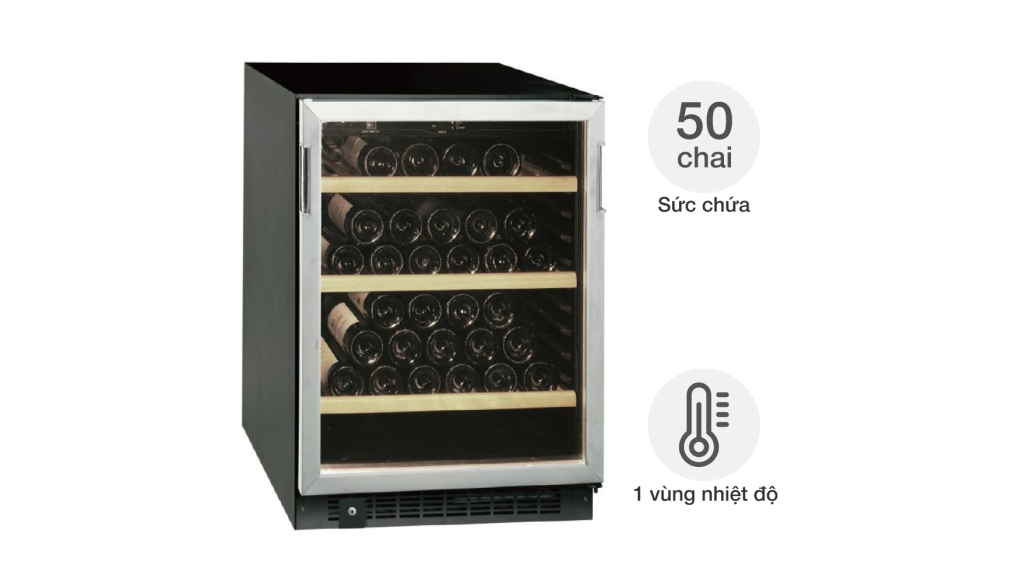 Tủ bảo quản rượu vang Brandt CAV50 50 chai âm tủ