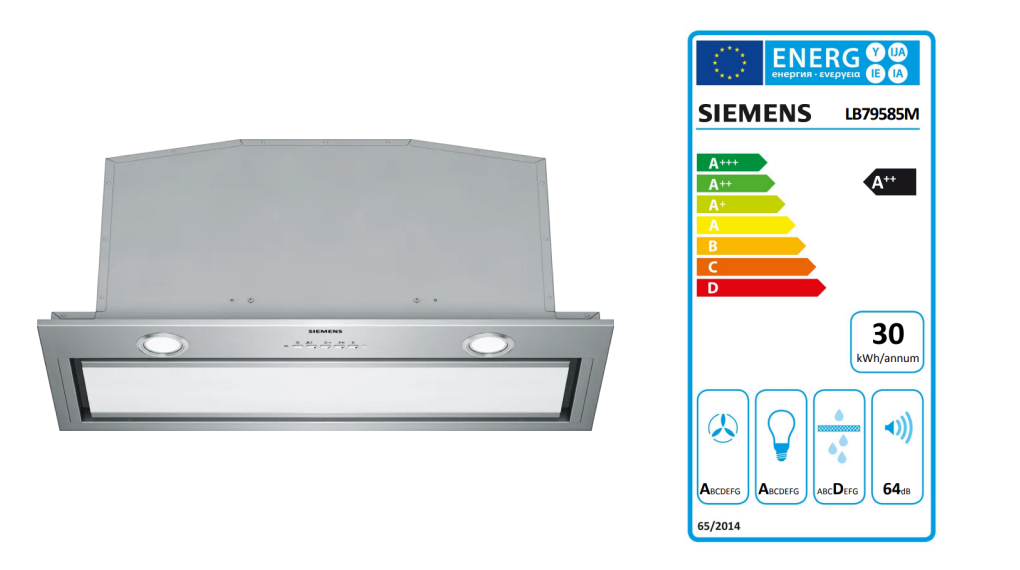 Máy hút mùi âm tủ Siemens LB79585M iQ700