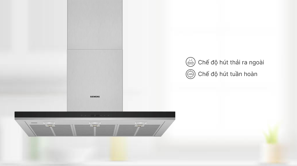 Máy hút mùi áp tường Siemens LC91BUR50 iQ700