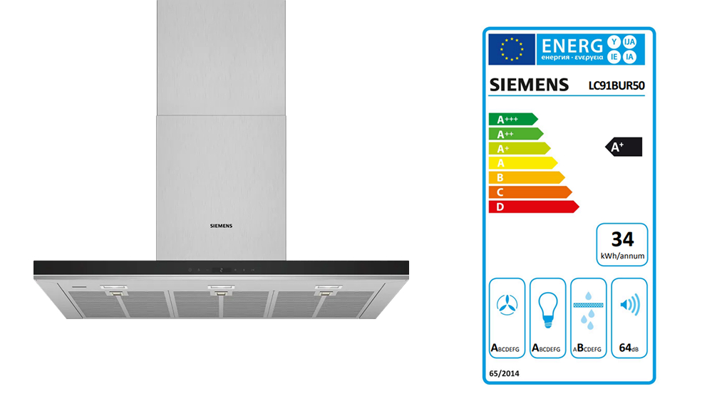 Máy hút mùi áp tường Siemens LC91BUR50 iQ700