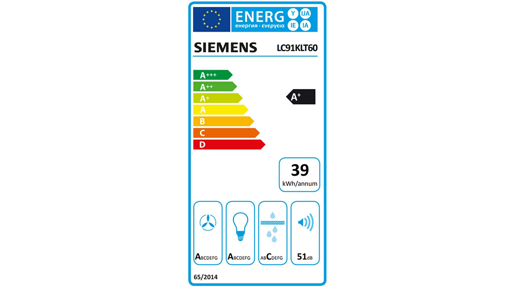 Máy hút mùi áp tường Siemens LC91KLT60 iQ700