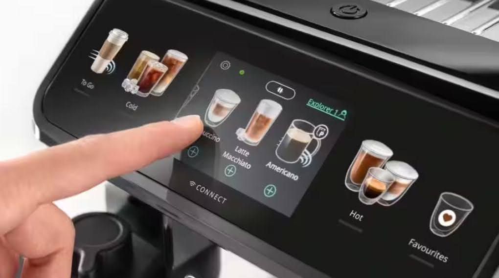 may pha cafe tu dong delonghi ecam452 67 g eletta explore 2 1