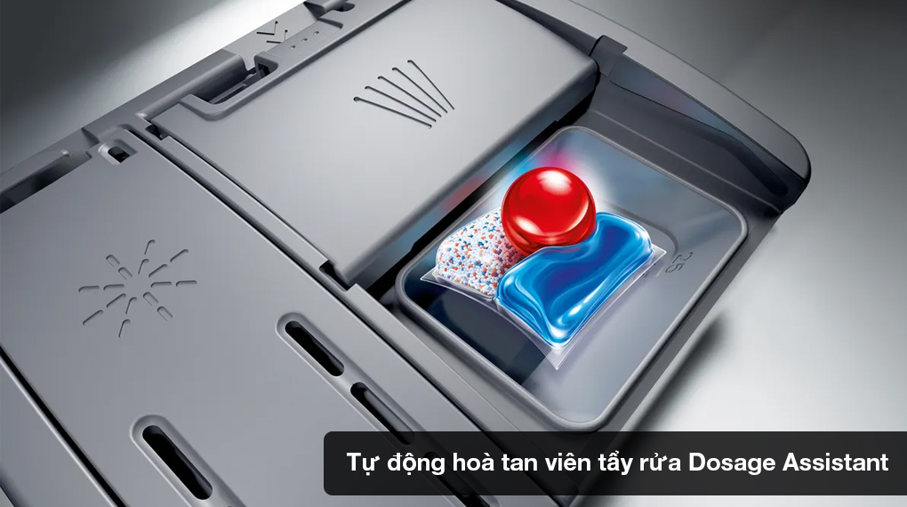 Máy rửa bát âm tủ Siemens SN87TX02CE iQ700 - Tự động hoà tan viên tẩy rửa Dosage Assistant