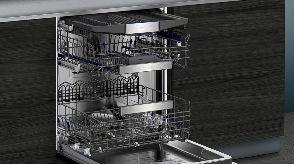 Máy rửa bát âm tủ Siemens SN87TX02CE iQ700 - Hệ thống 3 giàn rửa