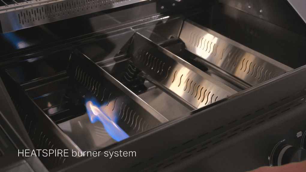 HEATSPIRE bunner The RÖSLE ALLFLAME gas grill series