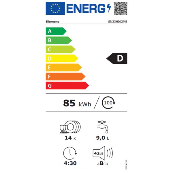 Máy rửa bát độc lập Siemens SN23HI02ME iQ300
