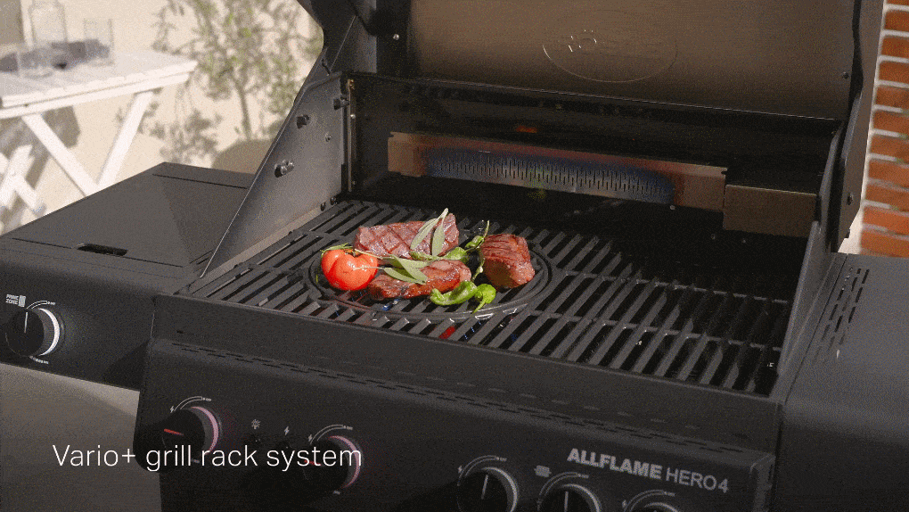 The RÖSLE ALLFLAME gas grill series 4 min