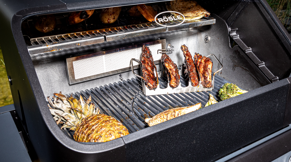 Bếp nướng BBQ Rösle mang đến chế độ nướng đa dạng và linh hoạt bep nuong bbq rosle 251062 gasgrill blazeflame master 3 30mbar 6 1