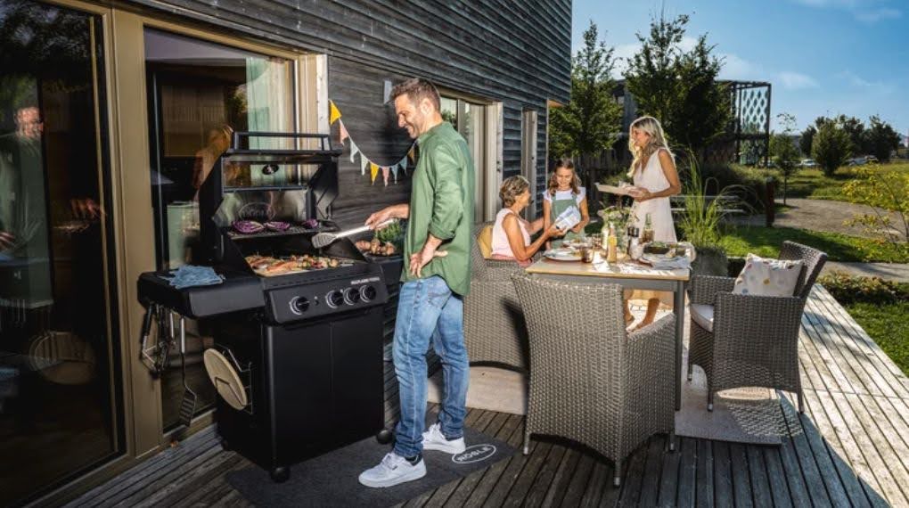 Bếp nướng gas Rösle ALLFLAME Peer 3 13500 W - Tổng quan sản phẩm bep nuong gas rosle 251051 allflame 2 1