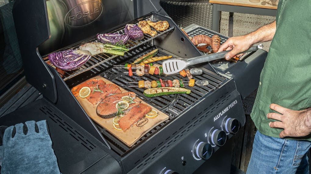 Bếp nướng gas Rösle ALLFLAME Peer 3 13500 W - Chế độ nướng bep nuong gas rosle 251051 allflame 5 1