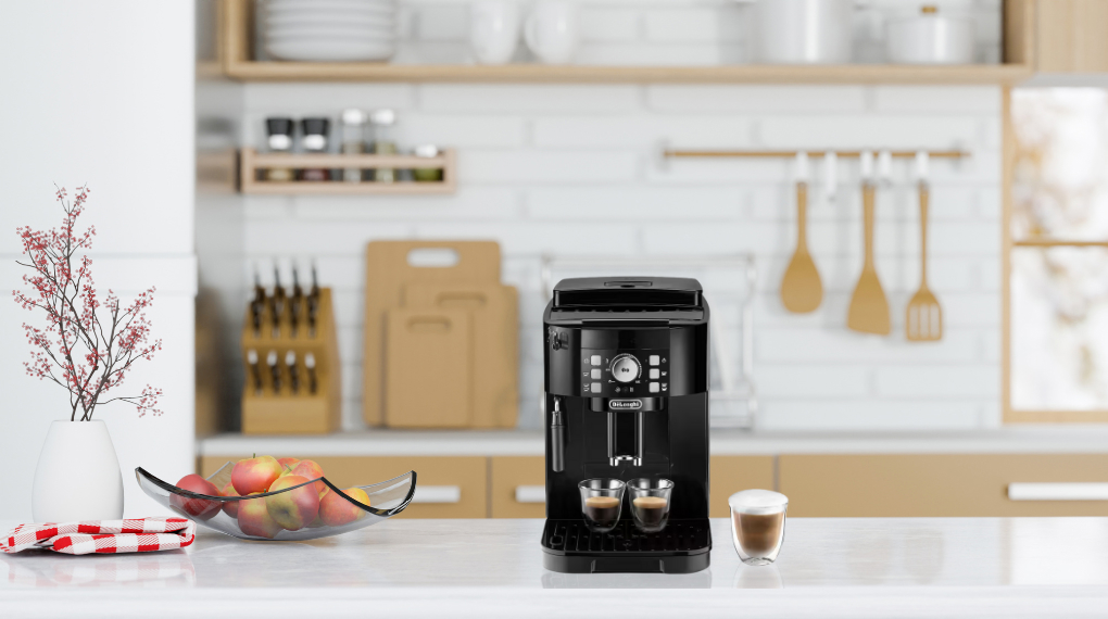Máy pha cafe tự động Delonghi ECAM12.122.B Magnifica S Black - Thưởng thức nhanh chóng cafe chuẩn quán ngay tại nhà Máy pha cafe tự động Delonghi ECAM12.122.B Magnifica S Black