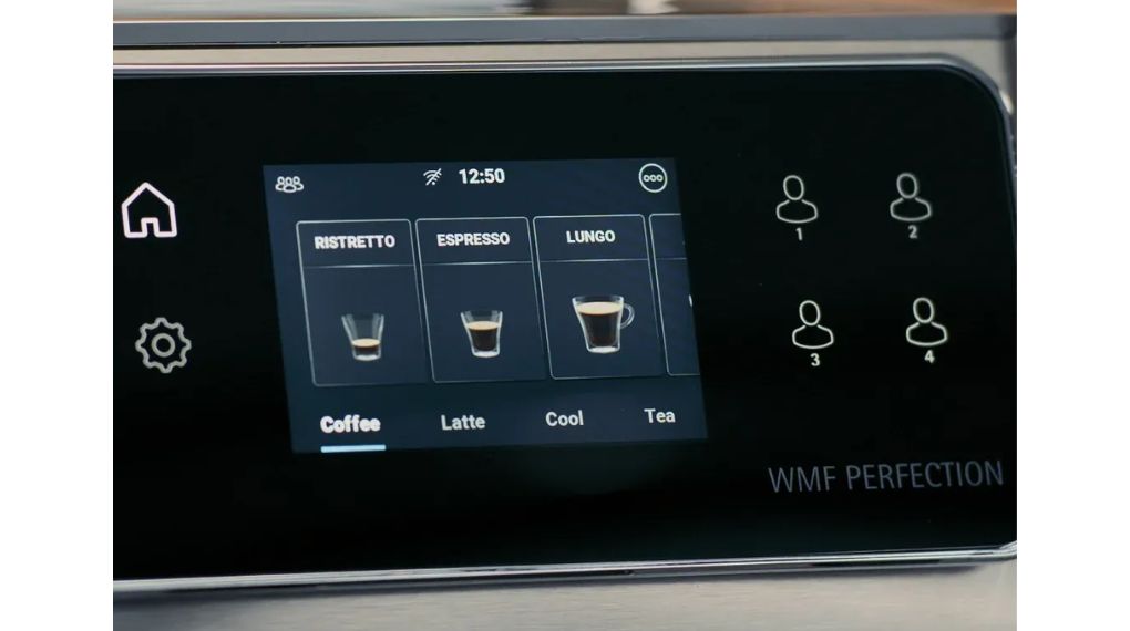 Máy pha cafe tự động WMF CP813D10 Perfection 660 - Bảng điều khiển may pha cafe tu dong wmf cp813d10 perfection 660 2