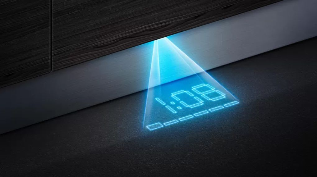 Máy rửa bát âm tủ Siemens SN65ZX07CE iQ500 - Đèn chiếu sáng thông số rửa Máy rửa bát âm tủ Siemens SN65ZX07CE iQ500