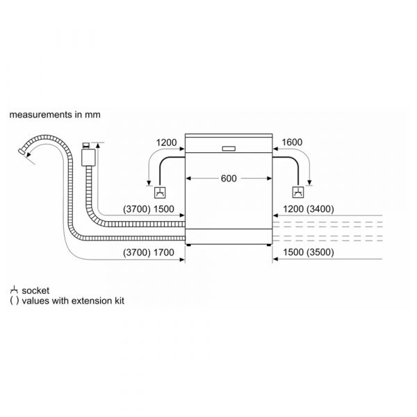 may rua bat doc lap siemens sn23ei03ce iq300 10 1