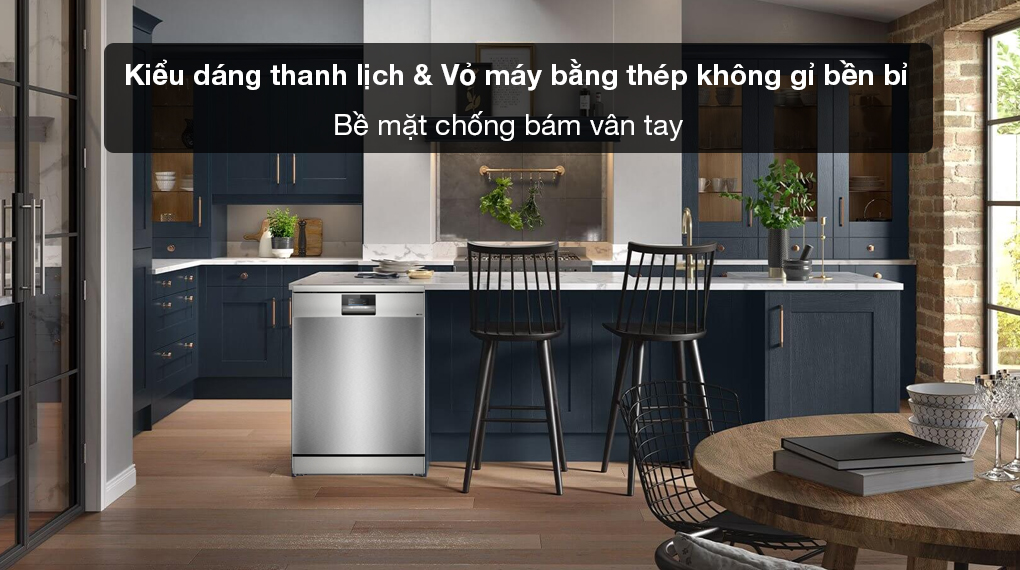 Máy rửa bát độc lập Siemens SN27TI00CE iQ700 - Tổng quan thiết kế