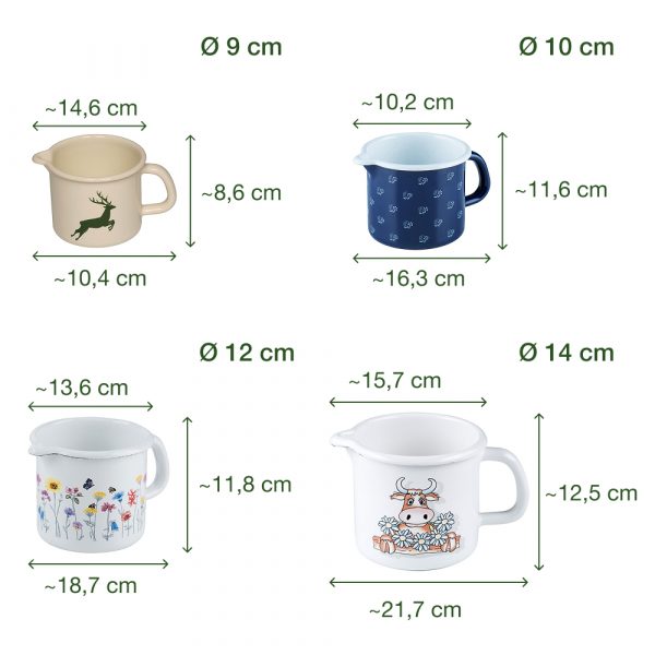 Cốc rót tráng men Riess Country