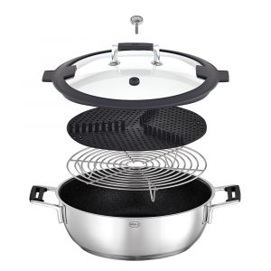 Nồi hấp phủ chống dính Rösle 910978 SILENCE PRO ProResist 28cm