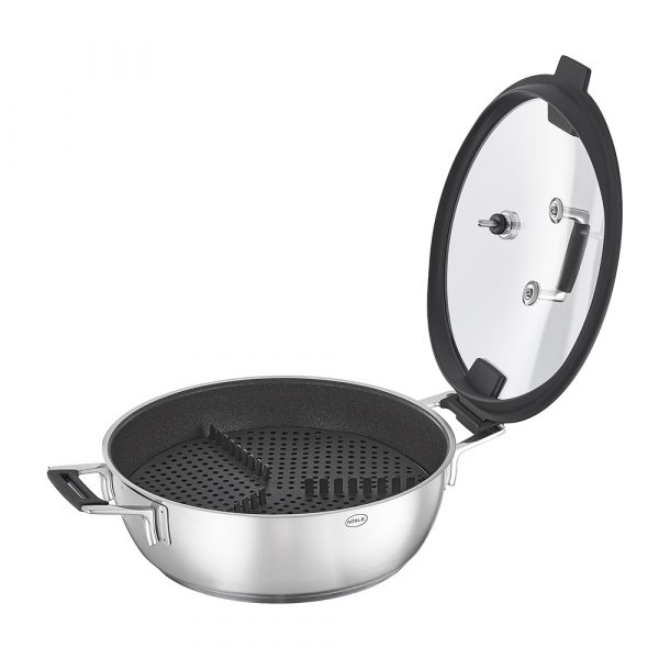 Nồi hấp phủ chống dính Rösle 910978 SILENCE PRO ProResist 28cm