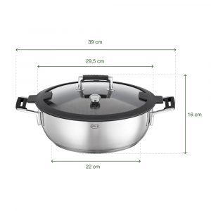 Nồi hấp phủ chống dính Rösle 910978 SILENCE PRO ProResist 28cm