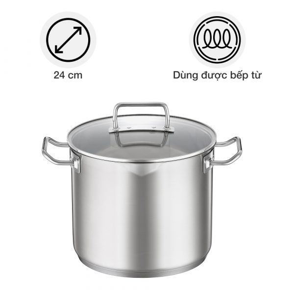 Nồi luộc gà inox Rösle 910945 EXPERTISO 24cm