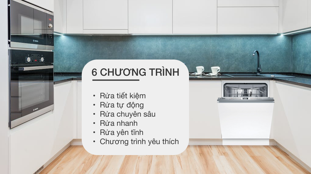 Máy rửa bát âm toàn phần Bosch SMV6ZCX10E Serie 6