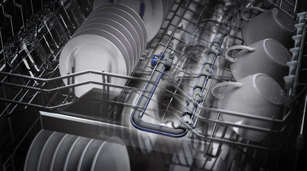 Máy rửa bát Siemens sử dụng công nghệ sấy trao đổi nhiệt để làm khô bát đĩa may rua bat am tu siemens sn87tx00ce 1