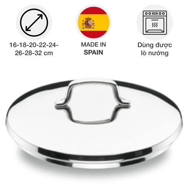 nap noi inox lacor gourmet