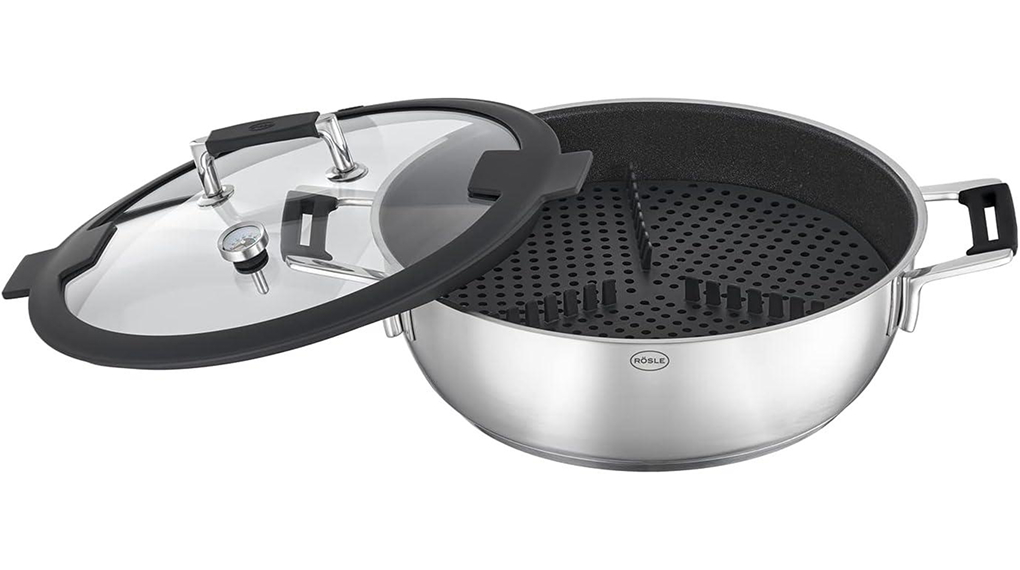 Nồi hấp phủ chống dính Rösle 910978 SILENCE PRO ProResist 28 cm