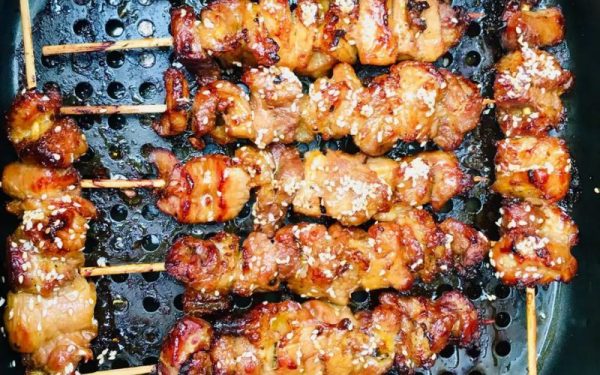 Thơm ngon, giòn rụm với nướng thịt bằng nồi chiên không dầu