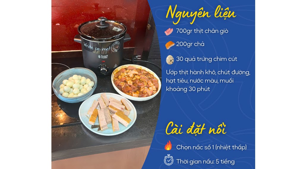 tong hop 20 cong thuc nau an voi noi nau cham russell hobbs 20