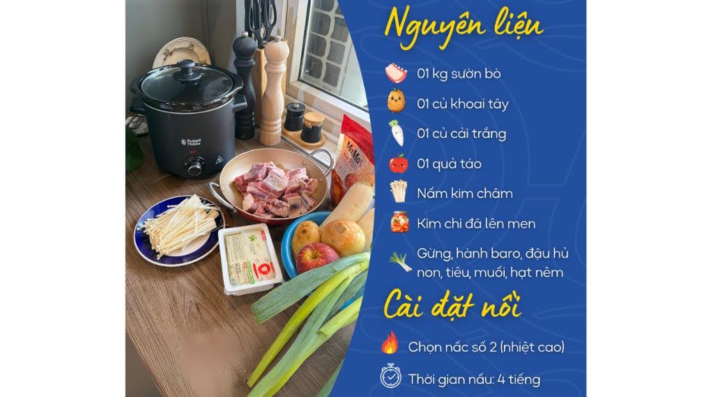 tong hop 20 cong thuc nau an voi noi nau cham russell hobbs 38