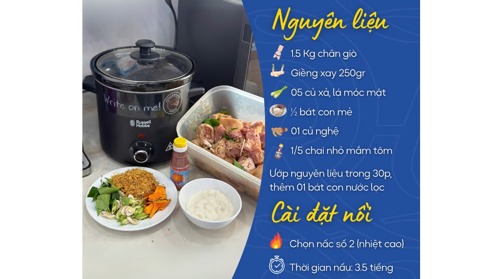 tong hop 20 cong thuc nau an voi noi nau cham russell hobbs 8