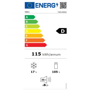 tu lanh smeg fab10rrd5 red 122l
