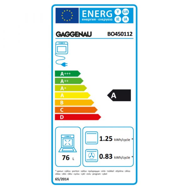 Lo nuong am tu Gaggenau BO450112 Serie 409