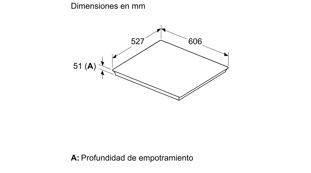 Bếp từ 3 vùng nấu Bosch PID675HC1E Serie 6 7400 W - Kích thước bếp Bếp từ 3 vùng nấu Bosch PID675HC1E Serie 6 7400 W
