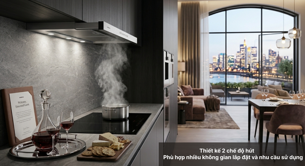 Máy hút mùi áp tường Gaggenau AF210162 series 200 nhập khẩu từ Đức