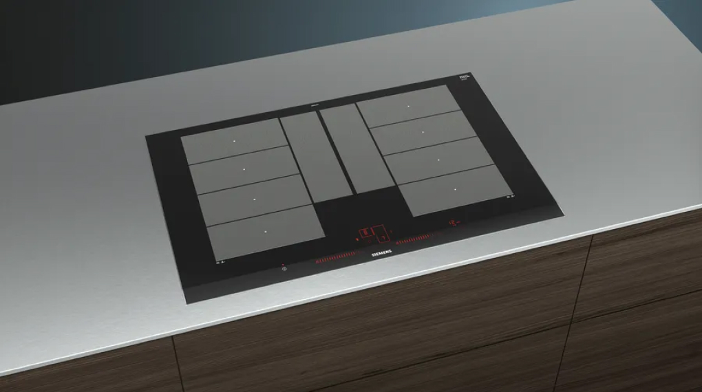 Bếp từ đa điểm Siemens EX875LXC1E iQ700 7400 W - Tổng quan thiết kế và chất liệu mặt bếp Bếp từ đa điểm Siemens EX875LXC1E iQ700 7400 W