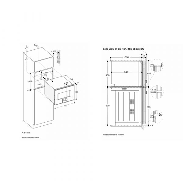 lo nuong kem hap gaggenau bs450111 400 series am tu 5