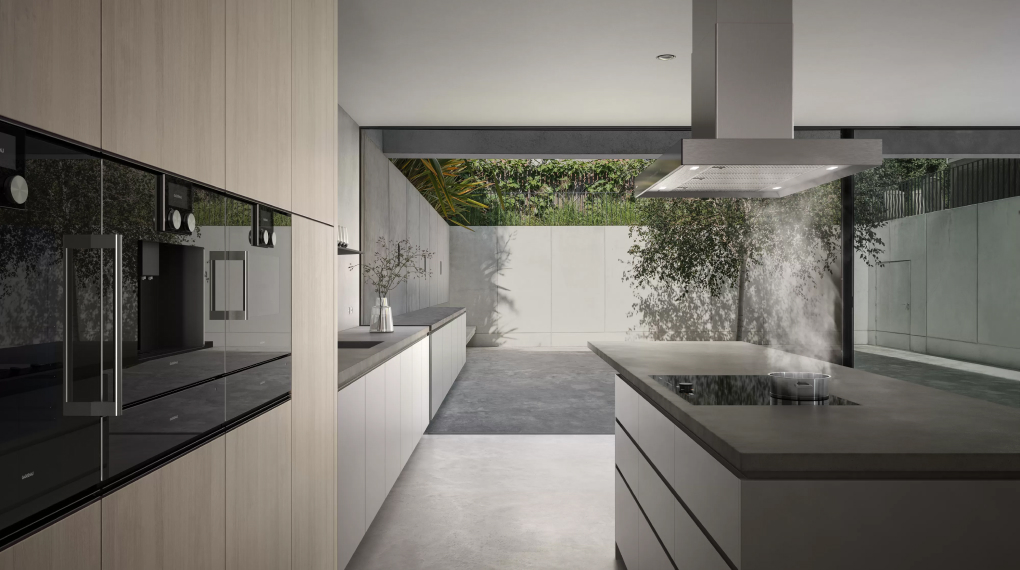 Lò nướng kèm hấp Gaggenau BSP25 Series 200 âm tủ